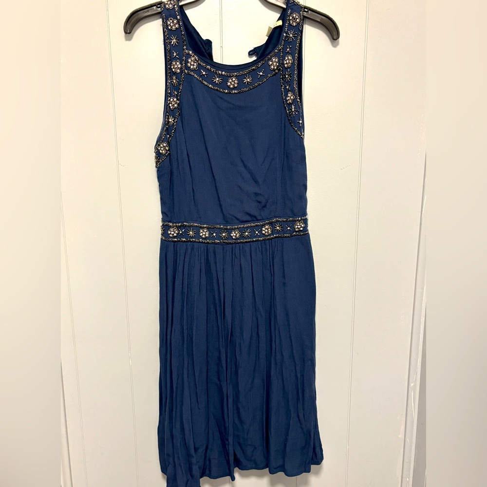 Francesca’s  Blue Embellished Dress